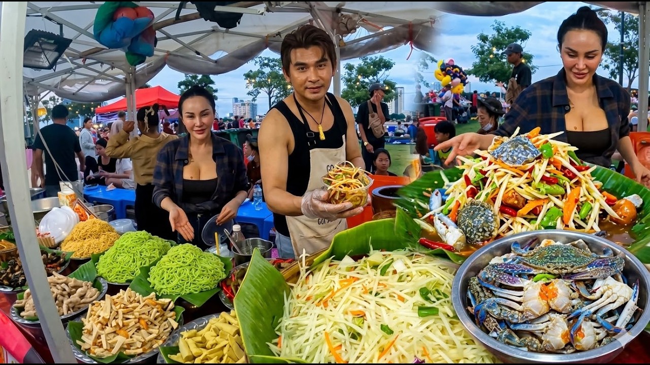 Unbelievable! Cambodian Street Food Tour! Phnom Penh City - Cambodia Food Market Collection 2026