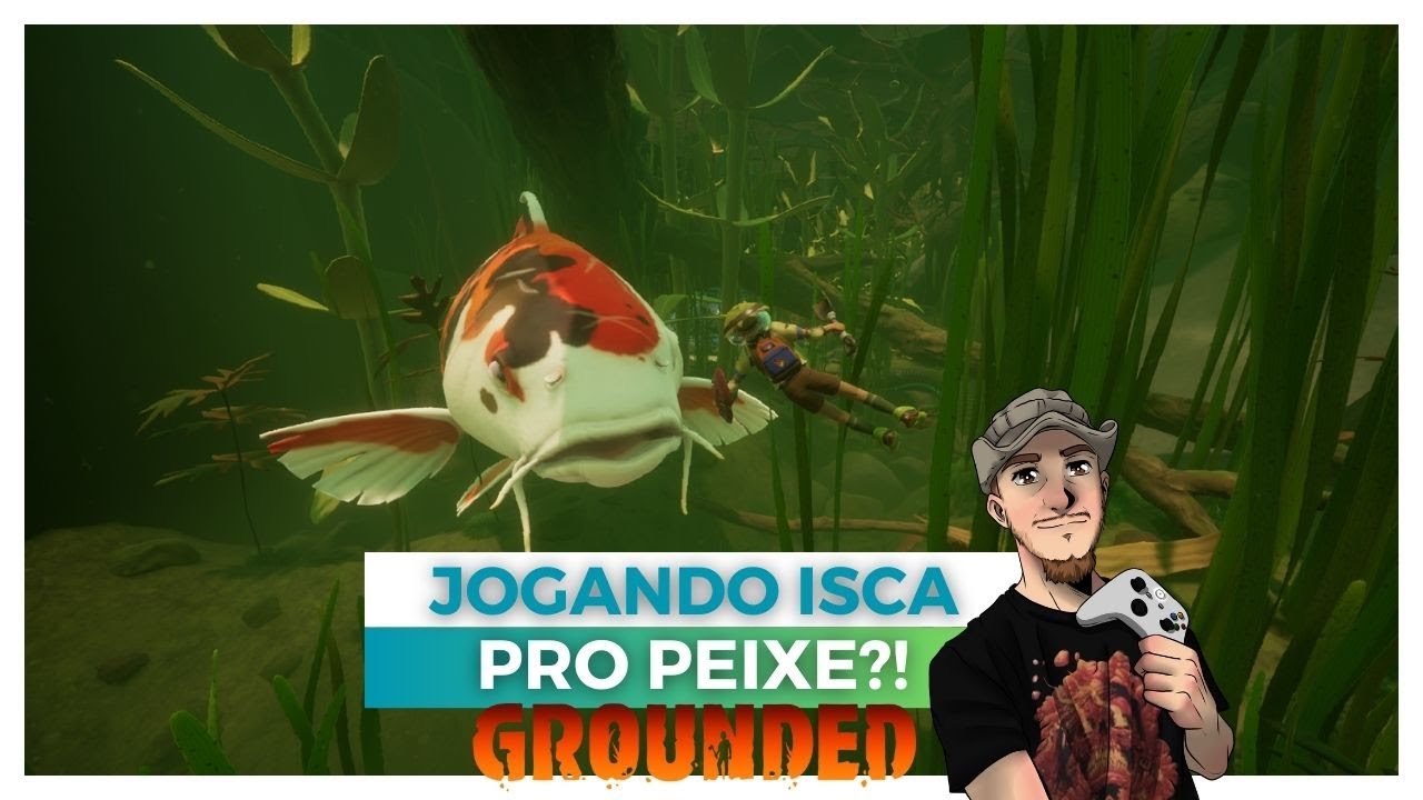 GROUNDED: Joguei ISCAS Para o PEIXE KOI e Consegui Roubar ESCAMAS Dele!!!