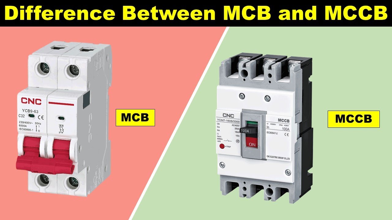 Разница между MCB и MCCB || MCB против MCCB @TheElectricalGuy
