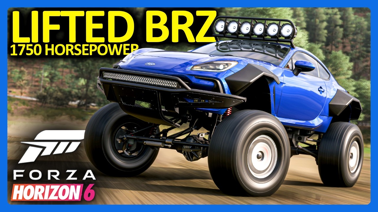 Forza Horizon 6 : LIFTED Subaru BRZ Forza Edition Customization!!  (FH6 Gameplay)