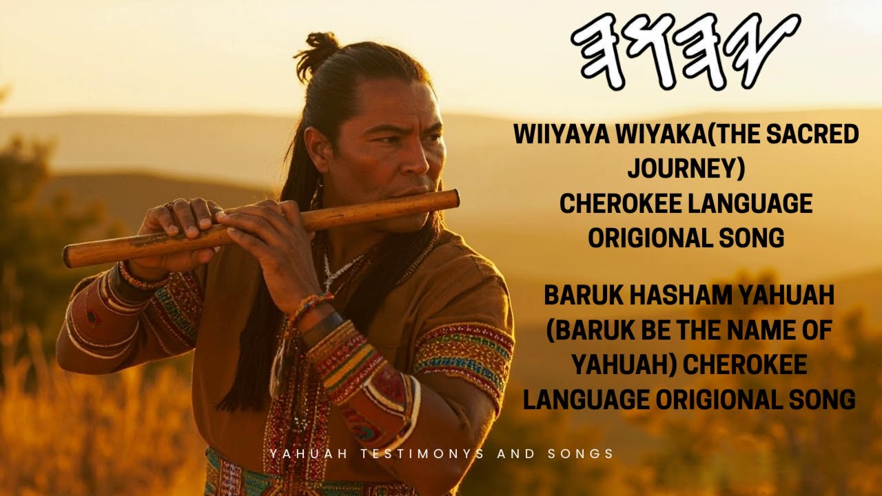 WIIYAYA WIYAKA(THE SACRED JOURNEY & BARUK BE THE NAME OF YAHUAH) CHEROKEE LANG ORIGIONAL QADASH SONG