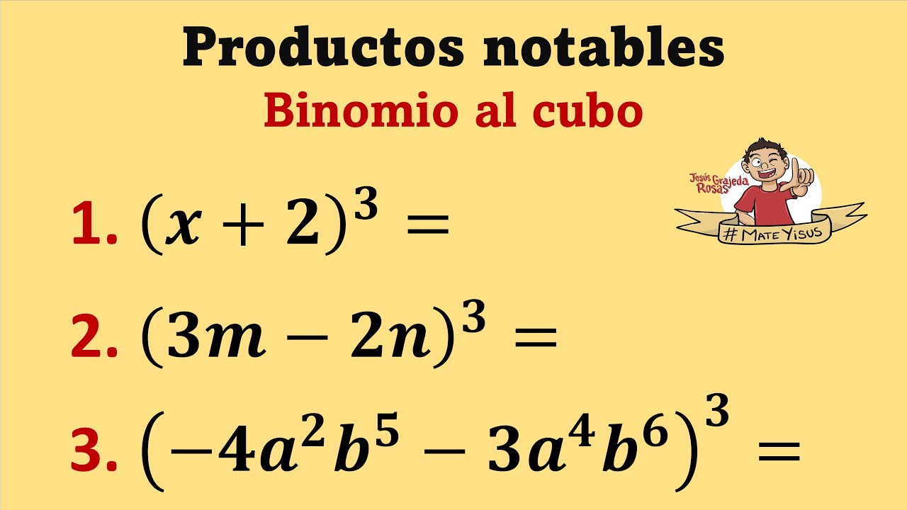 Binomio al cubo. Ejercicios fáciles | Video 2 de 3