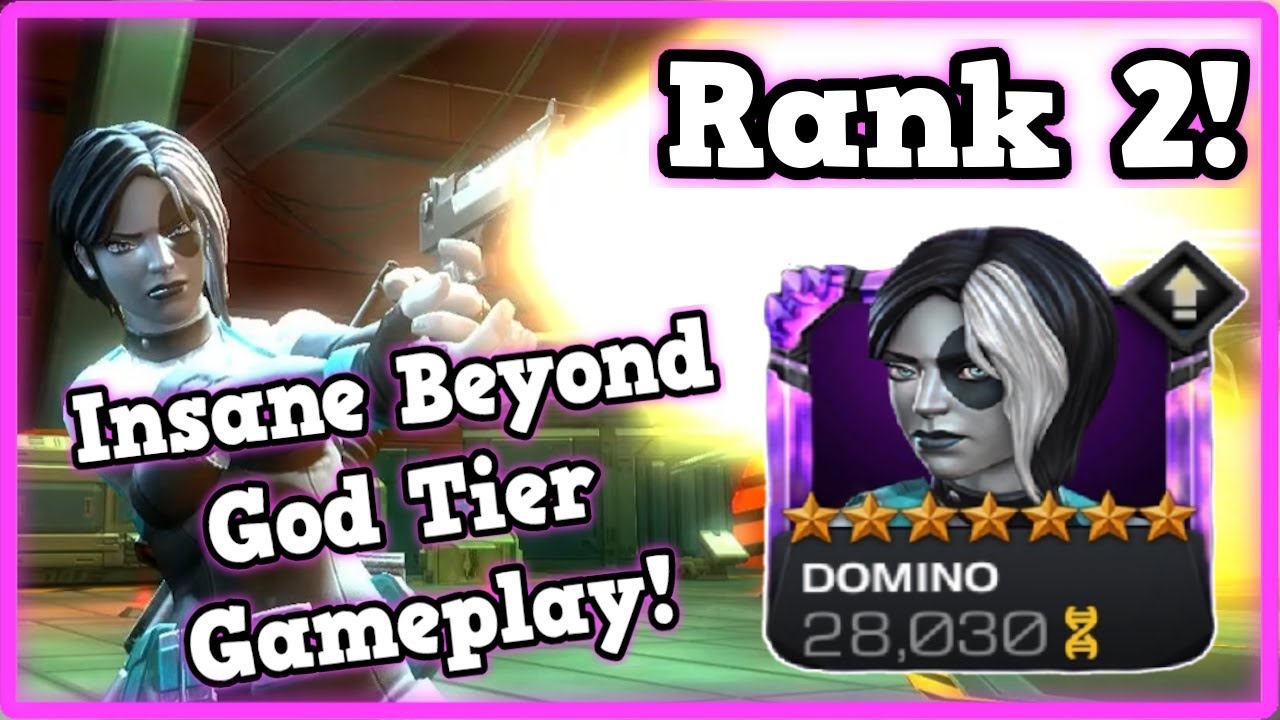 Fully Boosted 7 Star Rank 2 Domino! Live Server Gameplay! | Marvel Contest of Champions