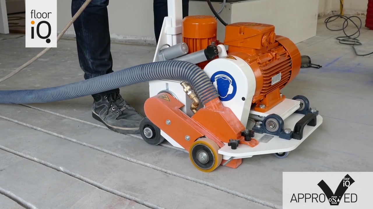 Underfloor heating milling machine - self driven model - Floor iQ