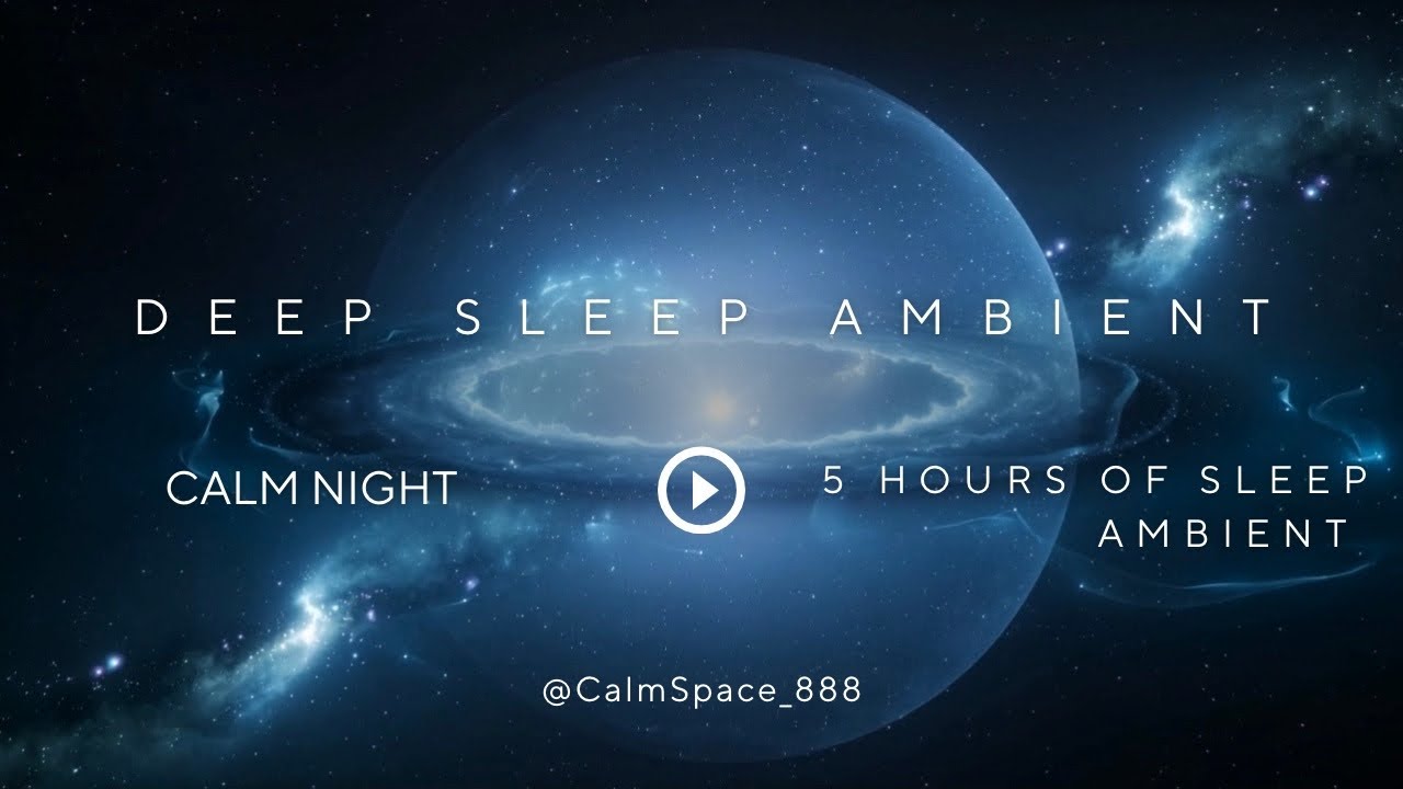 Deep Sleep Ambient 🌑 Rotating Black Hole | Relaxing Space Atmosphere for Sleep & Meditation