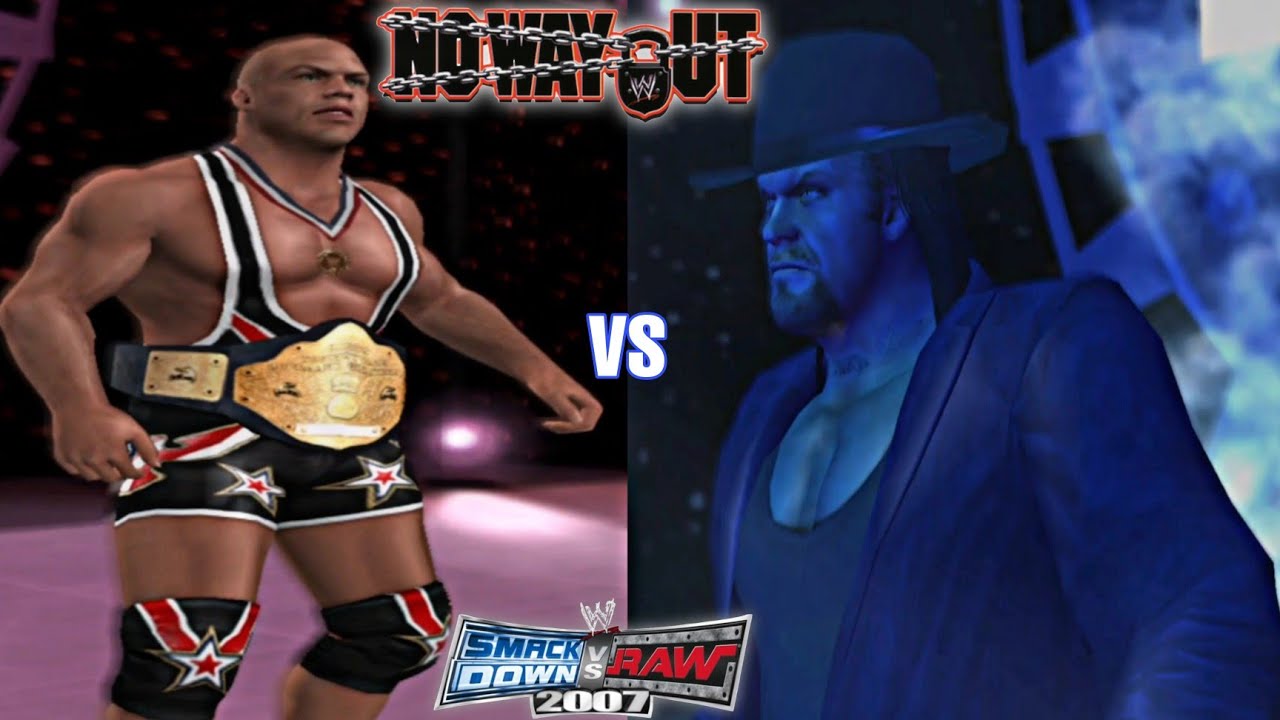 WWE Undertaker vs Kurt Angle No Way Out 2006 | SmackDown vs Raw 2007 PCSX2
