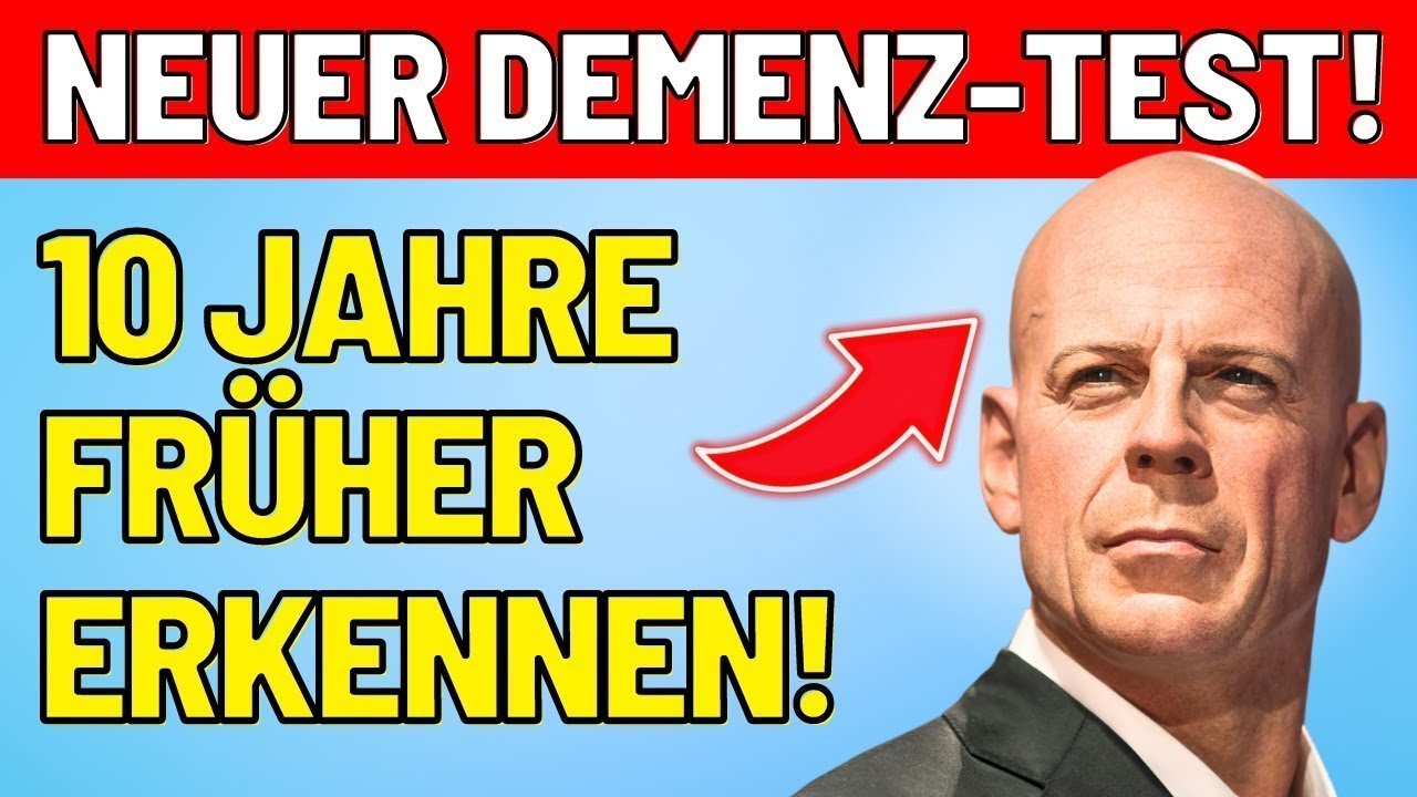 Demenz & Alzheimer 10 JAHRE VORHER erkennen - STUDIEN-SENSATION!