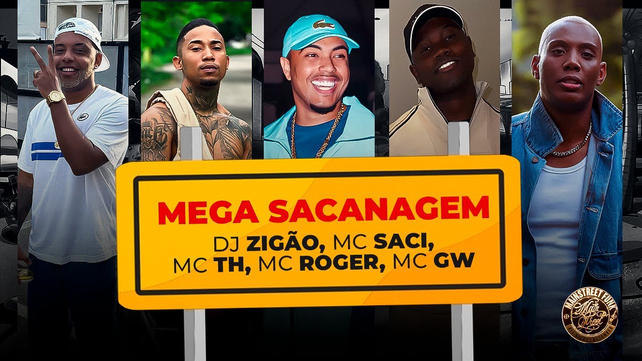 DJ ZIG&Atilde;O - MEGA SACANAGEM FT. MC SACI, MC TH, MC ROGER, MC GW