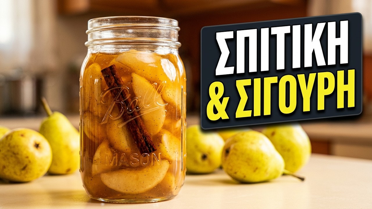 Κομπόστα Αχλάδι: Αναλυτική Συνταγή Για Απόλυτη Επιτυχία!