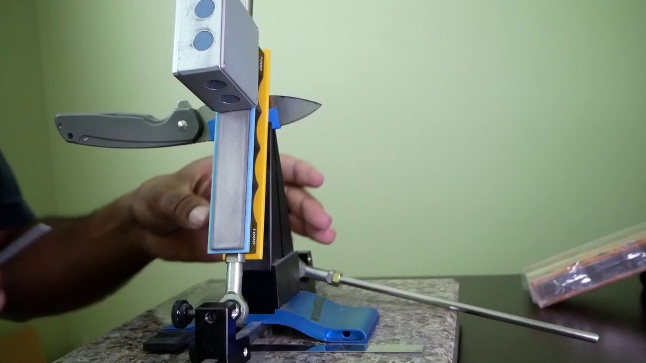 Wicked Edge Setup:  Grit Demo and Sharpness Demo