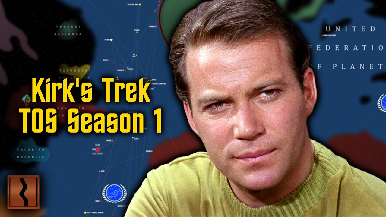 Mapping the Enterprise's Route in TOS Season 1