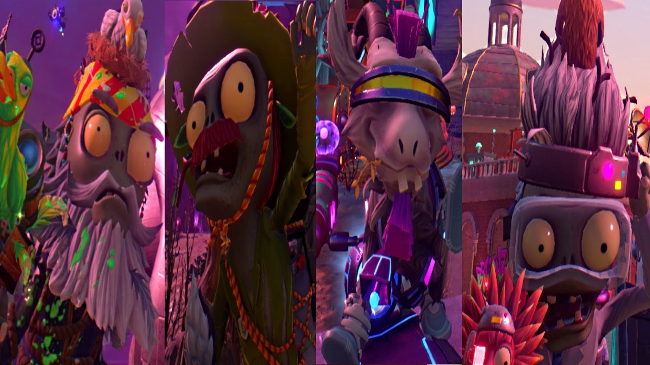 PVZ Garden Warfare 2: ANIMAL-Z Graveyard Ops (Hovergoat-3000, Captain Squawk)