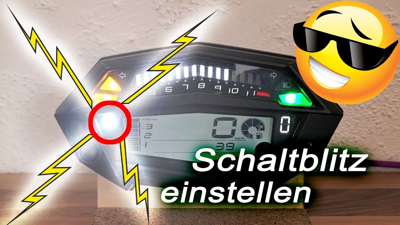 wann soll er blinken?! - Schaltblitz selber einstellen!