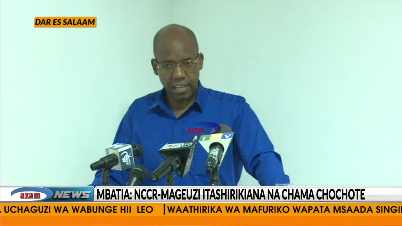 James Mbatia asema NCCR - Mageuzi iko tayari kushirikiana na chama chochote cha siasa