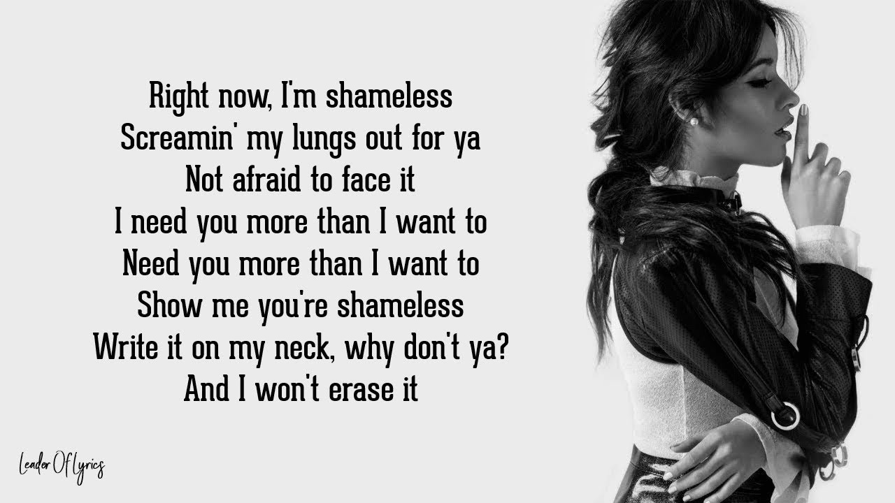 Camila Cabello - Shameless (Lyrics)