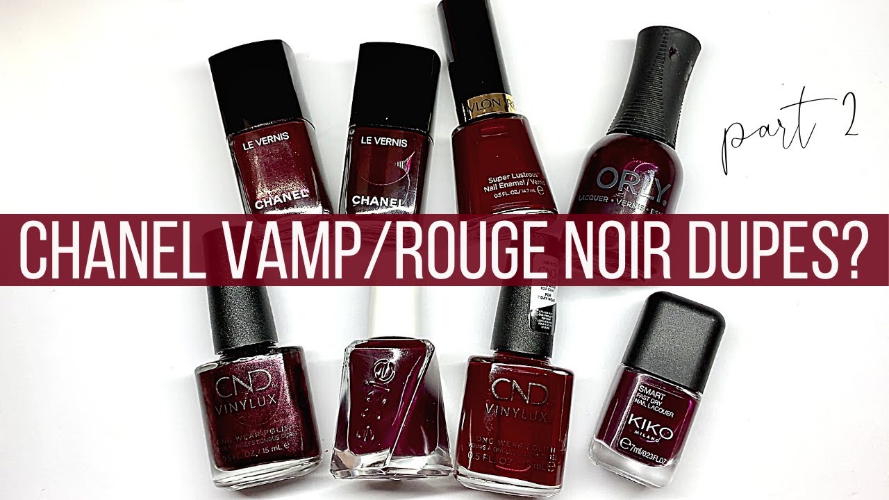 Chanel Rouge Noir & Vamp DUPES? PART 2 ♥️🖤