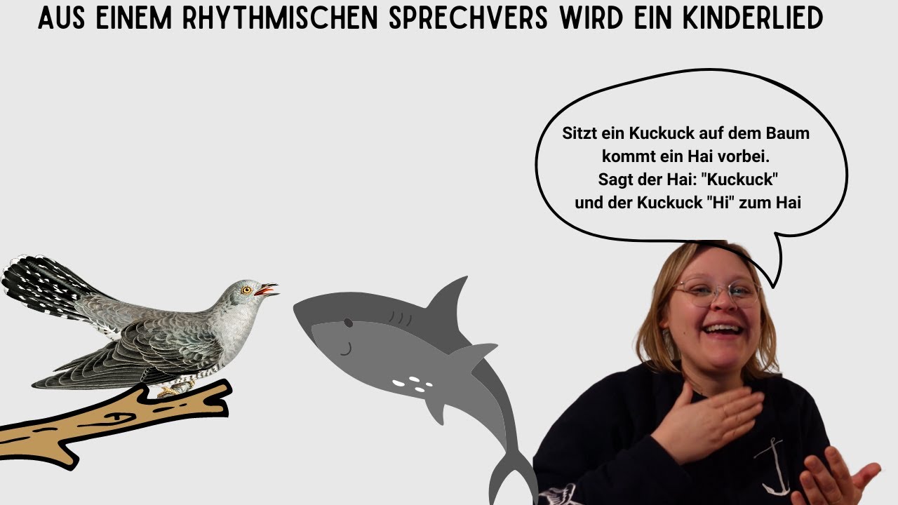 Sitzt ein Kuckuck auf dem Baum (traditionell) | Sprech-Vers & Lied für Kinder | Bodypercussion