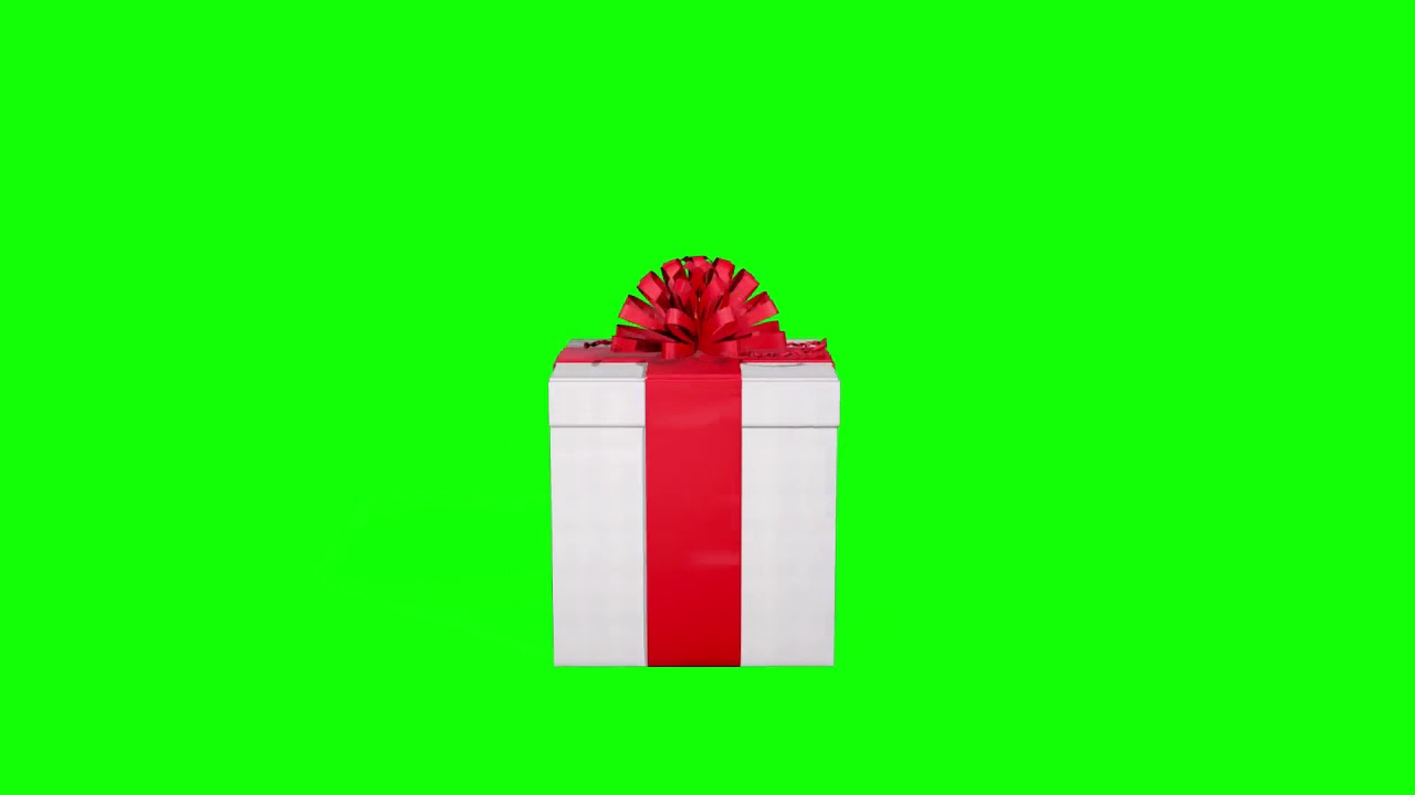 Gift green screen chroma key