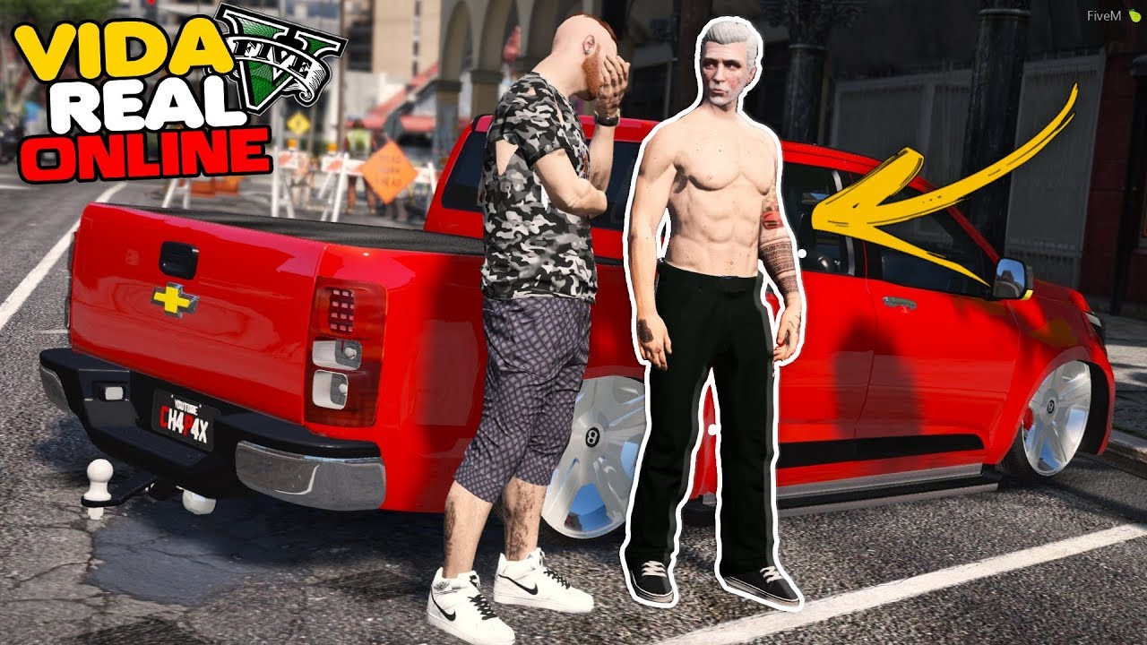 GTA V - VIDA REAL | MEU PAI TA SUPER FORTE *Blindão* !  
