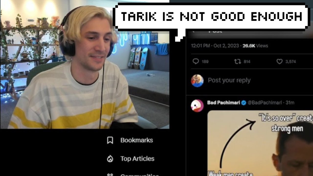 xQc completely roast Tarik