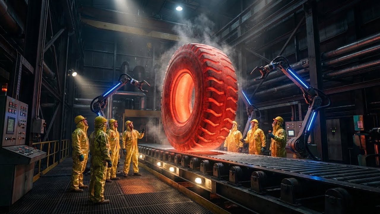 Inside a High-Tech Car Tire Factory &ndash; The Incredible Manufacturing Process