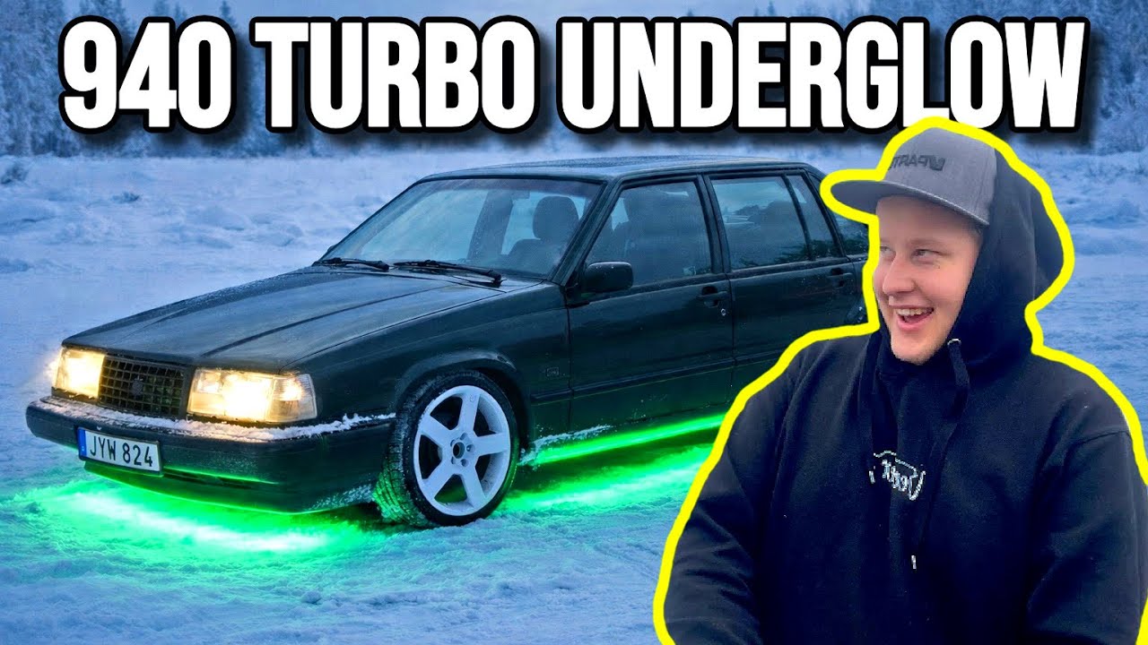 GURRA MONTERAR FAST & FURIOUS NEON PÅ SIN VOLVO 940 - [VLOGG #815]