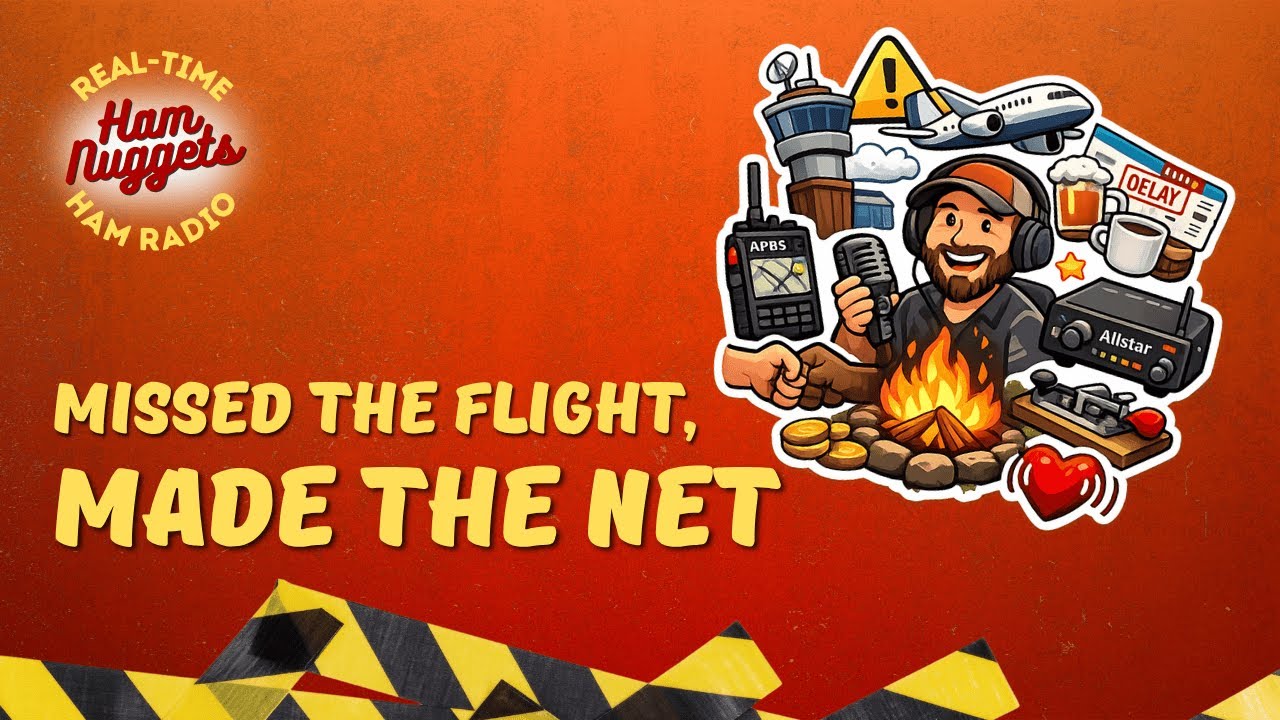 No Flight, No Plan&hellip; Just Ham Radio & You - Ham Nuggets Live Season 7 Episode 12