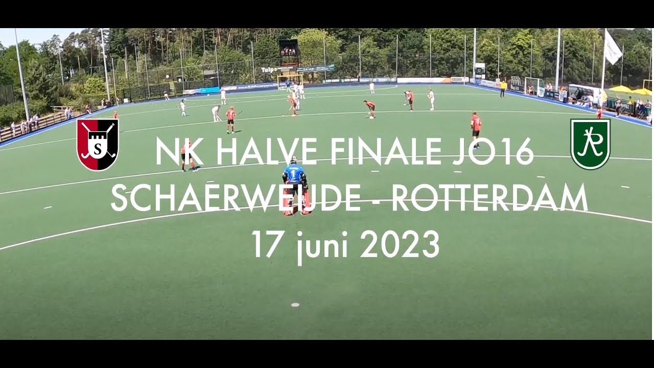 JO16 - Schaerweijde-Rotterdam samenvatting, NK halve finale, 17 juni 2023