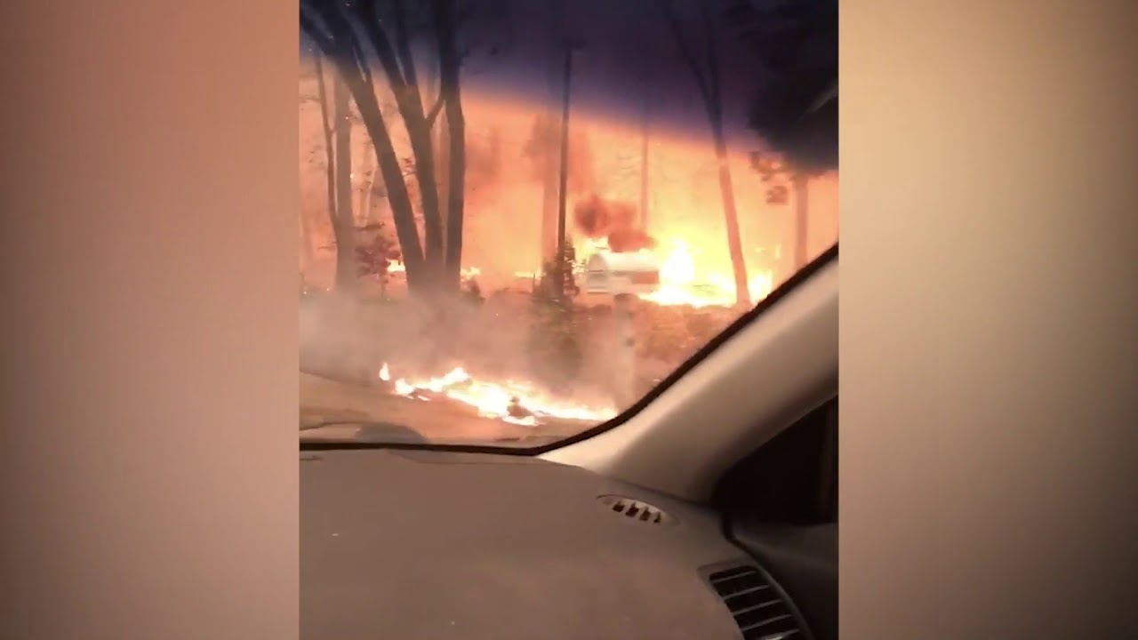 #CampFire: David Skinner narrated his Paradise evacuation as pregnant wife went into labor