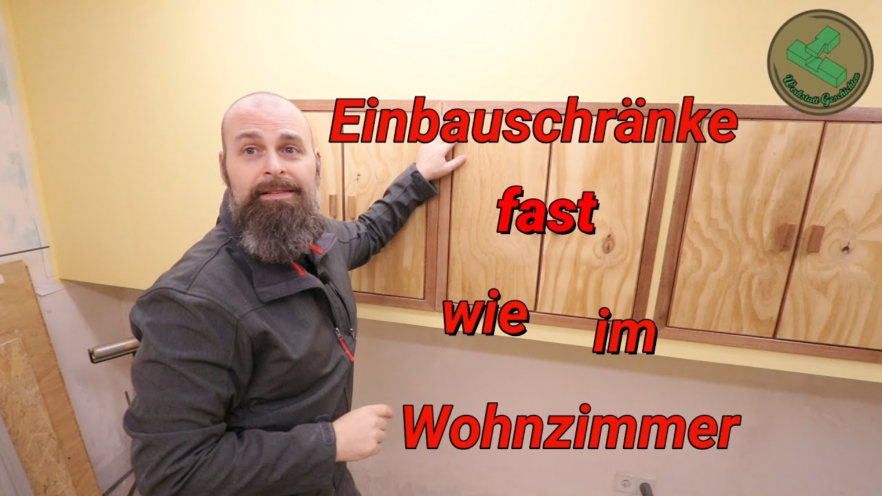 Einbauschränke für meine Vorsatzwand oder Wohnzimmerschränke in der Werkstatt.🤔🤔