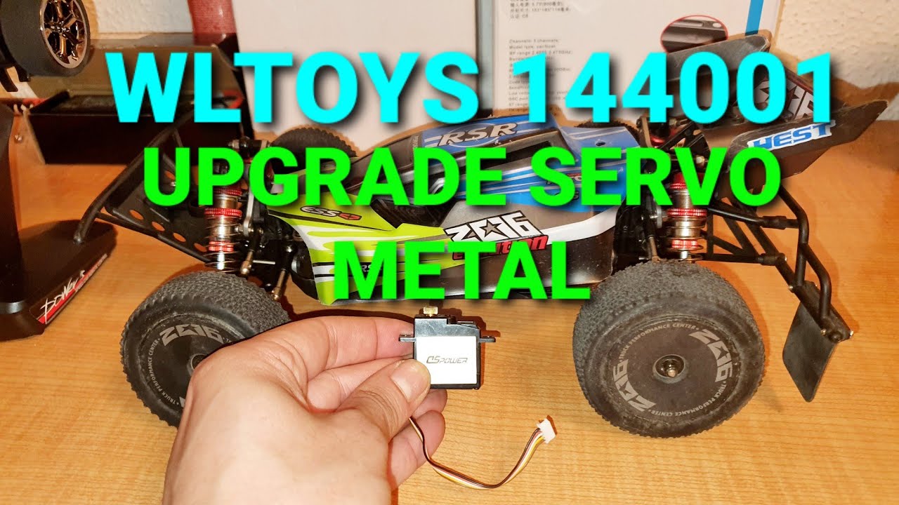 WLTOYS 144001 UPGRADE METAL SERVO