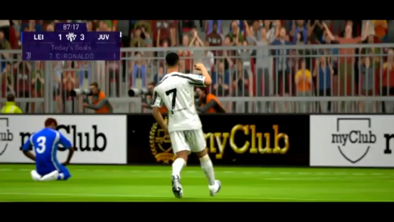 Ronaldo PES goal with celebration ||Assamix brother