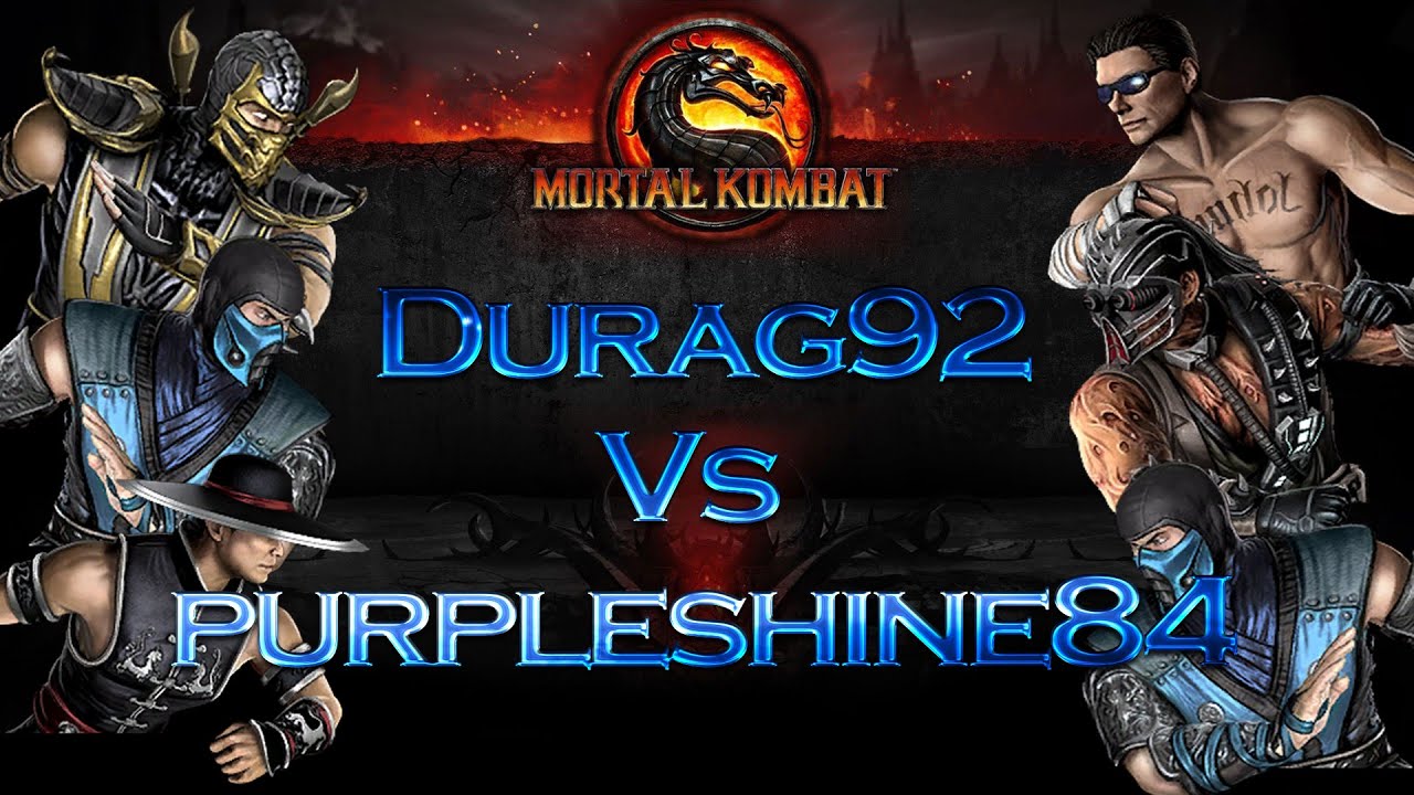 Mortal Kombat 9 (MK9) Durag92 Vs purpleshine84 (Part 1)