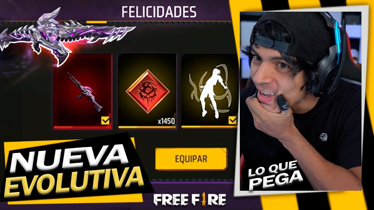 AN94 EVOLUTIVA YA DISPONIBLE ✅ EN LA REGION DE EEUU DE FreeFire😵MIRA LO QUE ESTA PEGANDO 🔥
