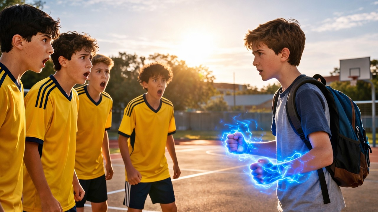 بـيـ تـنمروا عليه عشان متـوحـ د ... ولكنه بيفاجئهم بأنة عندة قدرات خارقة  | ملخص فيلم