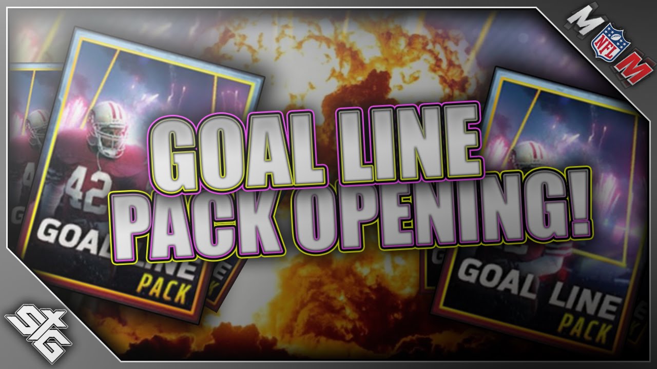 GOLDEN TICKETS IN MOBILE!!! | Goal Line Pack Opening!!! | Madden NFL Mobile 16