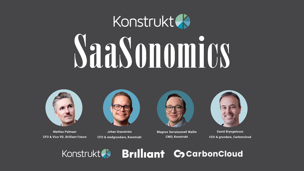 Saasonomics. Finansiell styrning i saas bolag.