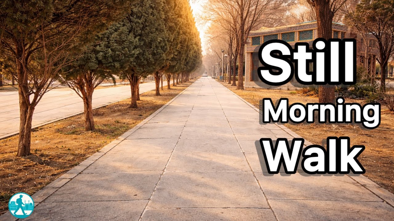 A Silent Morning Walk in Saadi Park | Isfahan