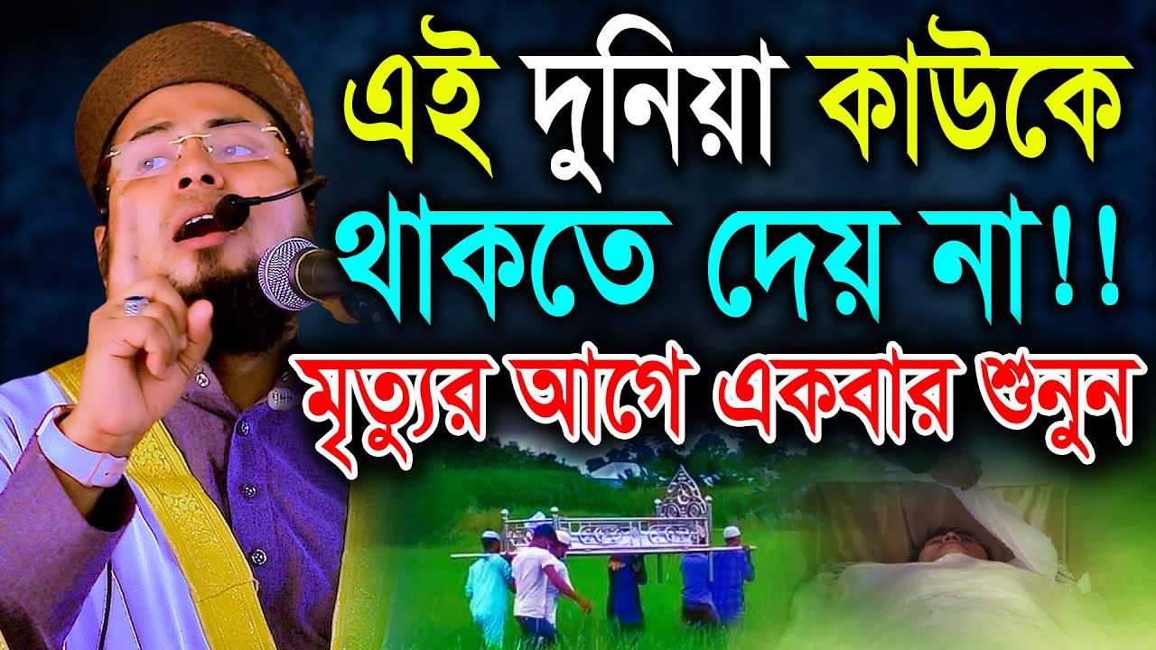 এই দুনিয়া কাউকে থাকতে দেয় না !! মৃত্যুর আগে একবার শুনুন। মাওলানা দেলোয়ার হোসেন তাহেরপুরী ঢাকা। BIC