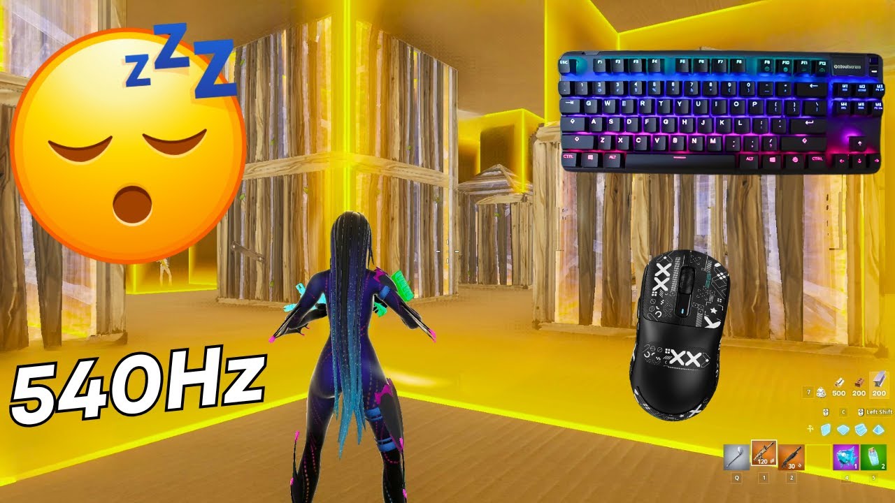 Steelseries Apex Pro TKL ASMR Chill😴Satisfying Fortnite Box Fights 📦540 FPS Smooth 1440p