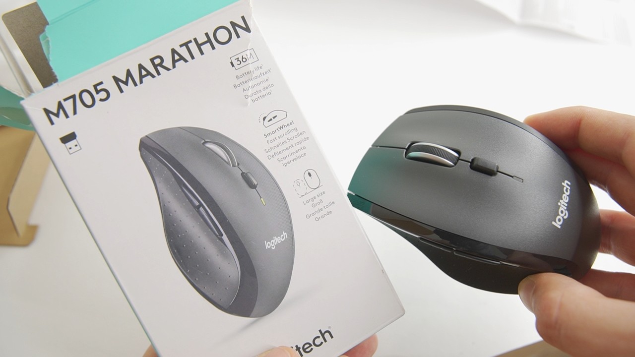 Logitech M705 Marathon Unboxing