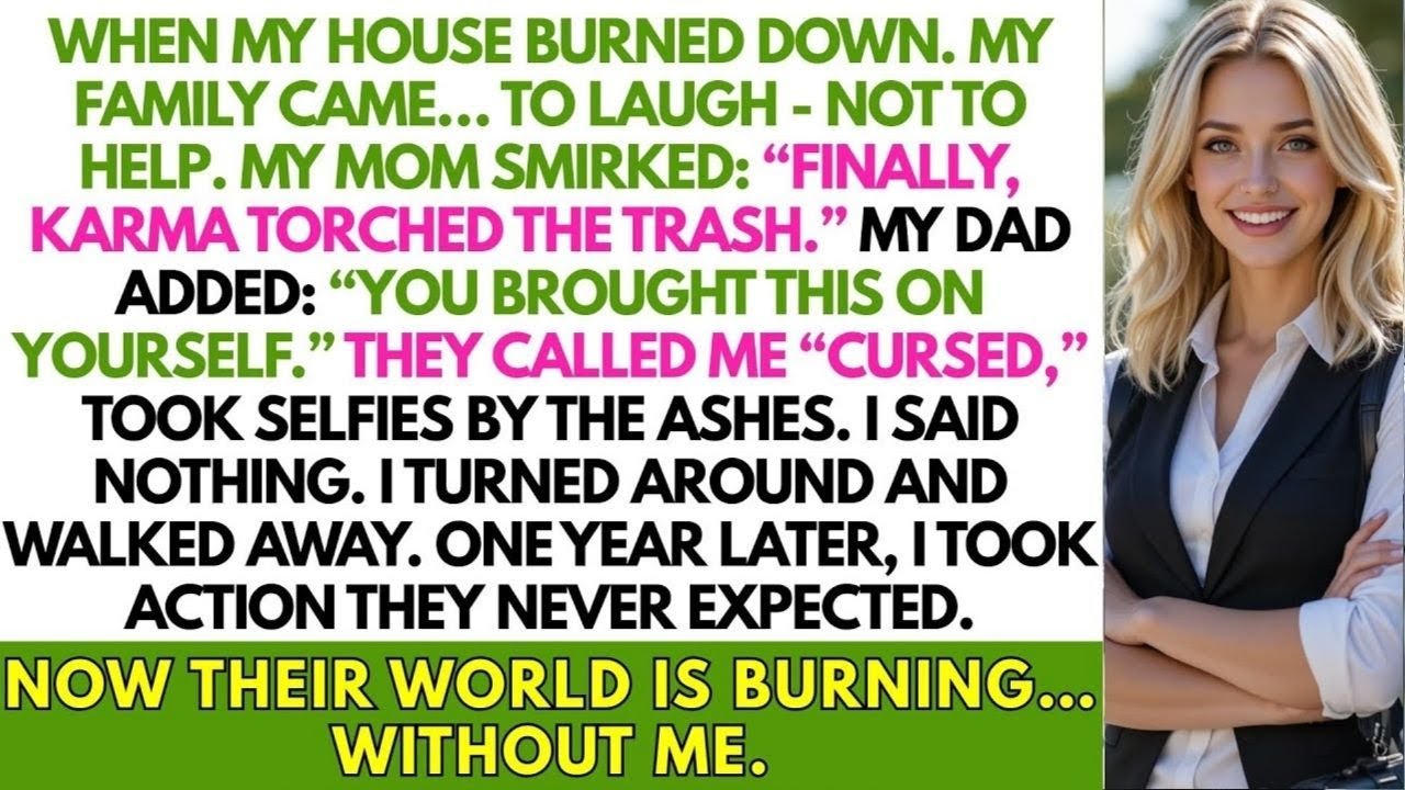 My Mom Laughed When My House Burned Down — One Year Later, Their World Burned Without Me