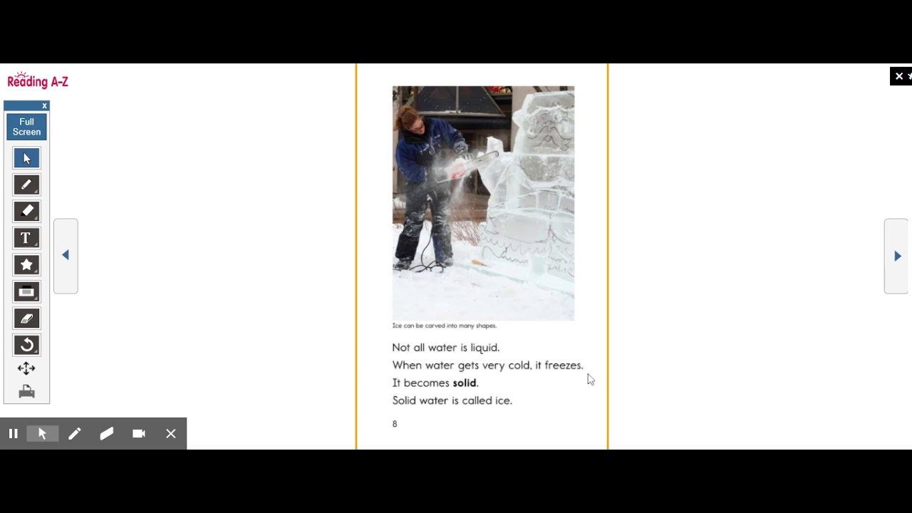 Earth's Water - Reading A-Z - Projectable View