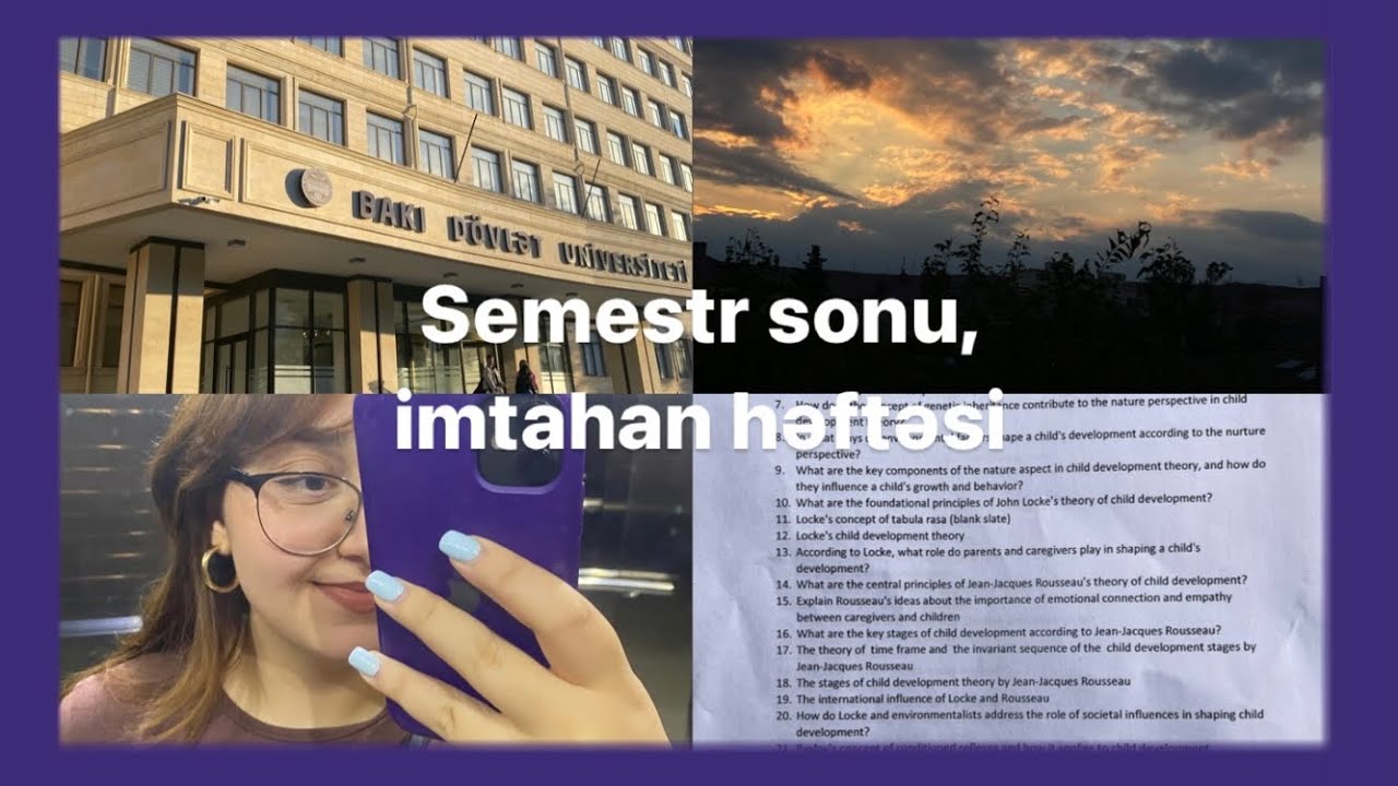 Qarışıq Semestr İmtahanı Vlogu (Bakı Dövlət Universiteti)