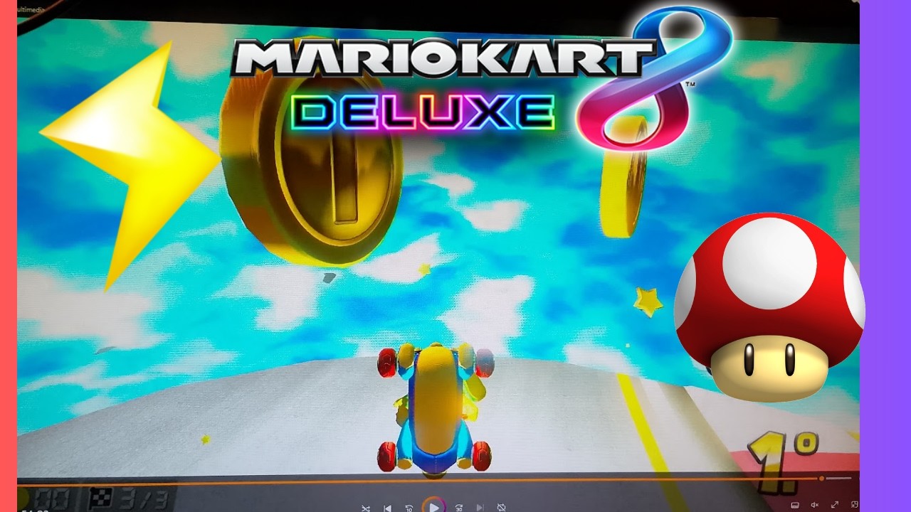Iba a ganar hasta que llegó el caparazón azul! Mario Kart 8 Deluxe parte 51 2026 02 16