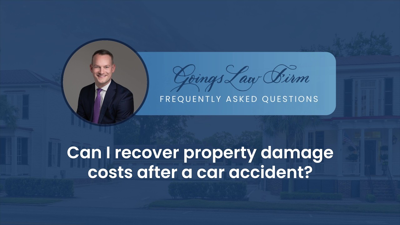 SC Personal Injury FAQs - Can I recover property damage costs after a car accident?