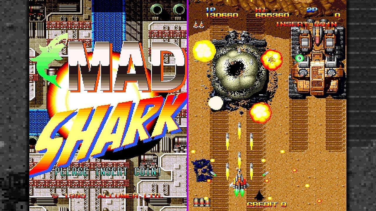 Mad Shark Longplay (Arcade) [4K]