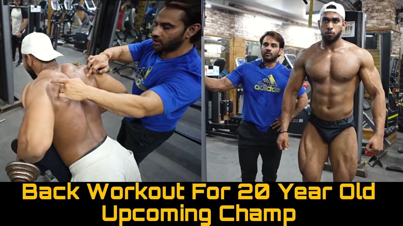 Best Back Workout For Beginners💪| Training Upcoming Champ