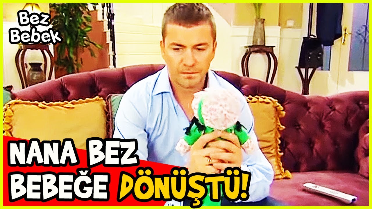 NANA, HAKAN'IN YANINDA BEZ BEBEĞE DÖNÜŞTÜ - Bez Bebek Özel Sahneler