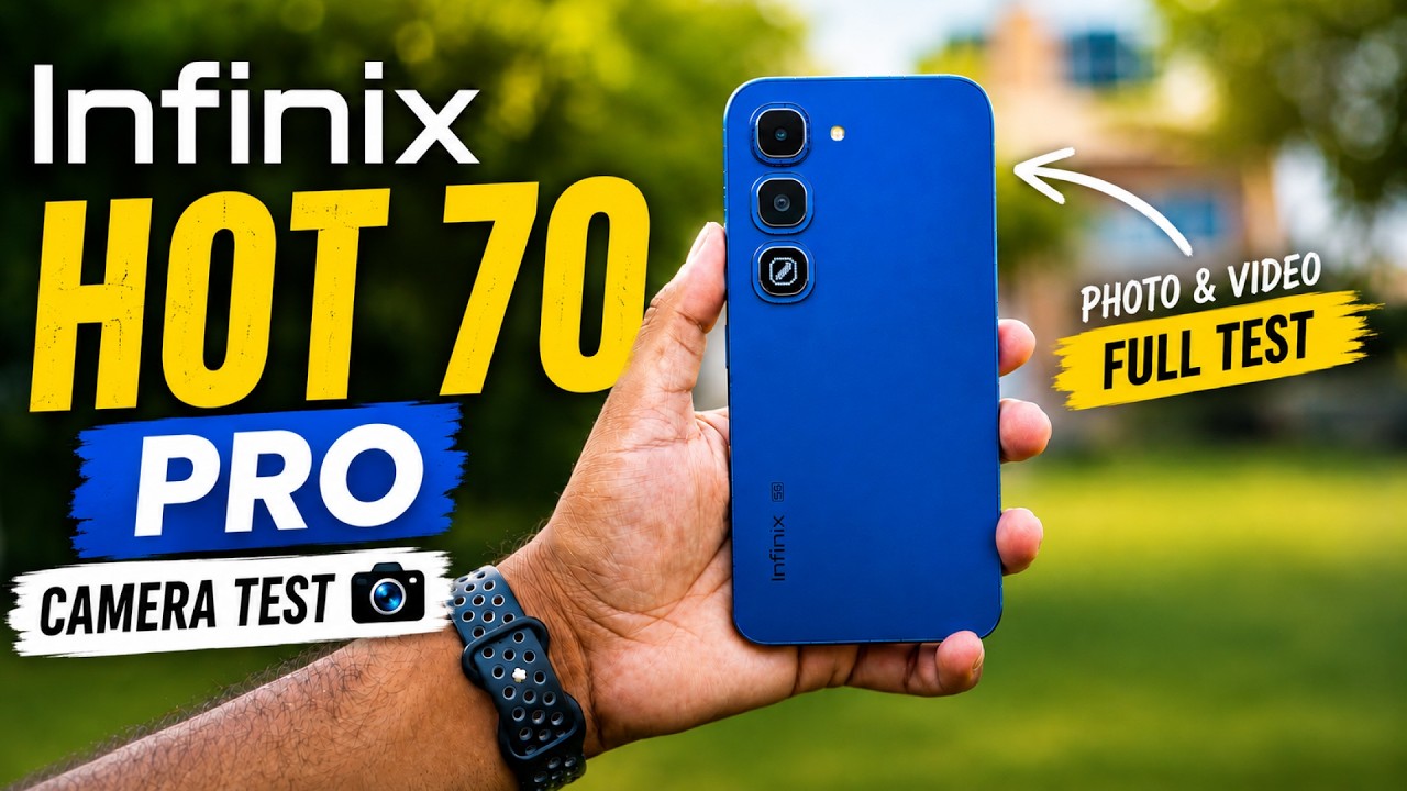 Infinix Hot 70 Pro 5G Camera Test 🔥| Detailed Camera Test, Portraits, Photography & Videography 